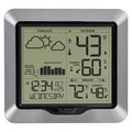 La Crosse Technology Weather Station, Battery, 32 to 99 deg F, 10 to 99  Humidity Range, LCD Display 308-1417